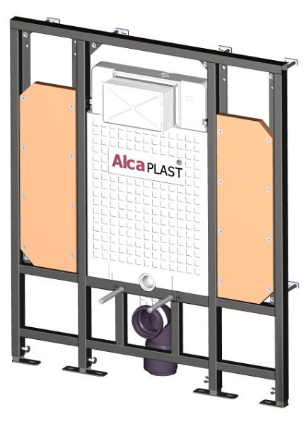 Předstěnový instalační wc systém A101 SÁDROMODUL AlcaPlast, pro osoby se sníženou hybností, 1300 mm