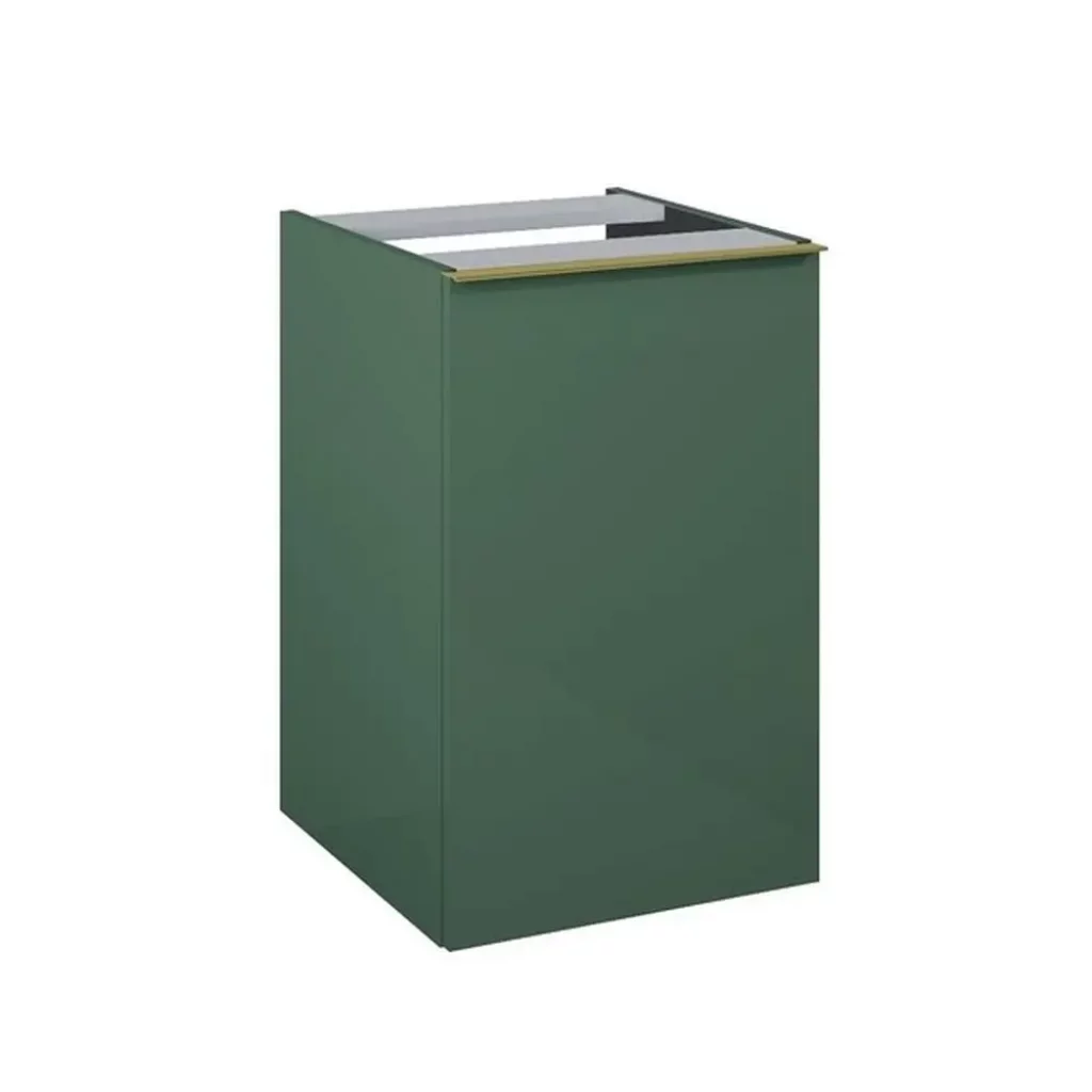 Kontejner s košem na prádlo 40 cm Lotosan SCARLET, smaragd mat