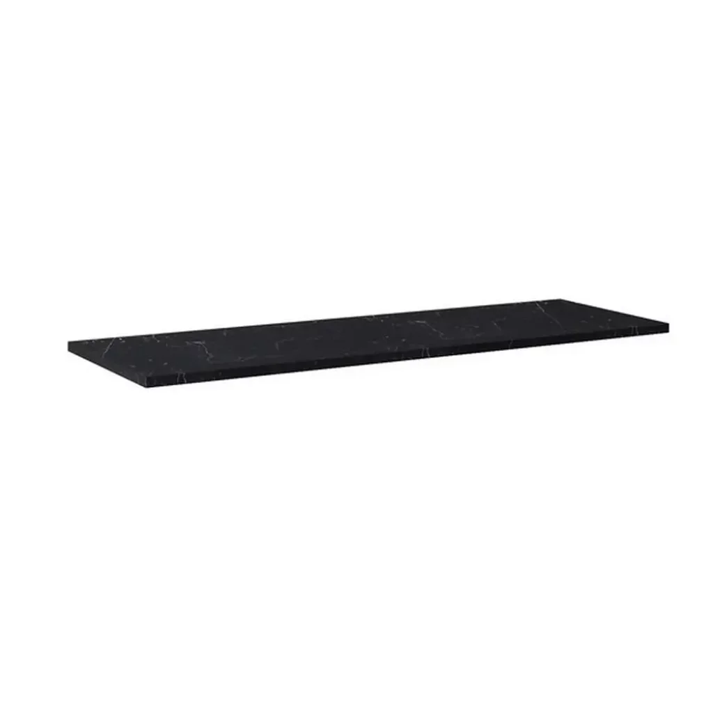 Deska pod umyvadlo 120 cm Lotosan TILA, mramor, černá mat