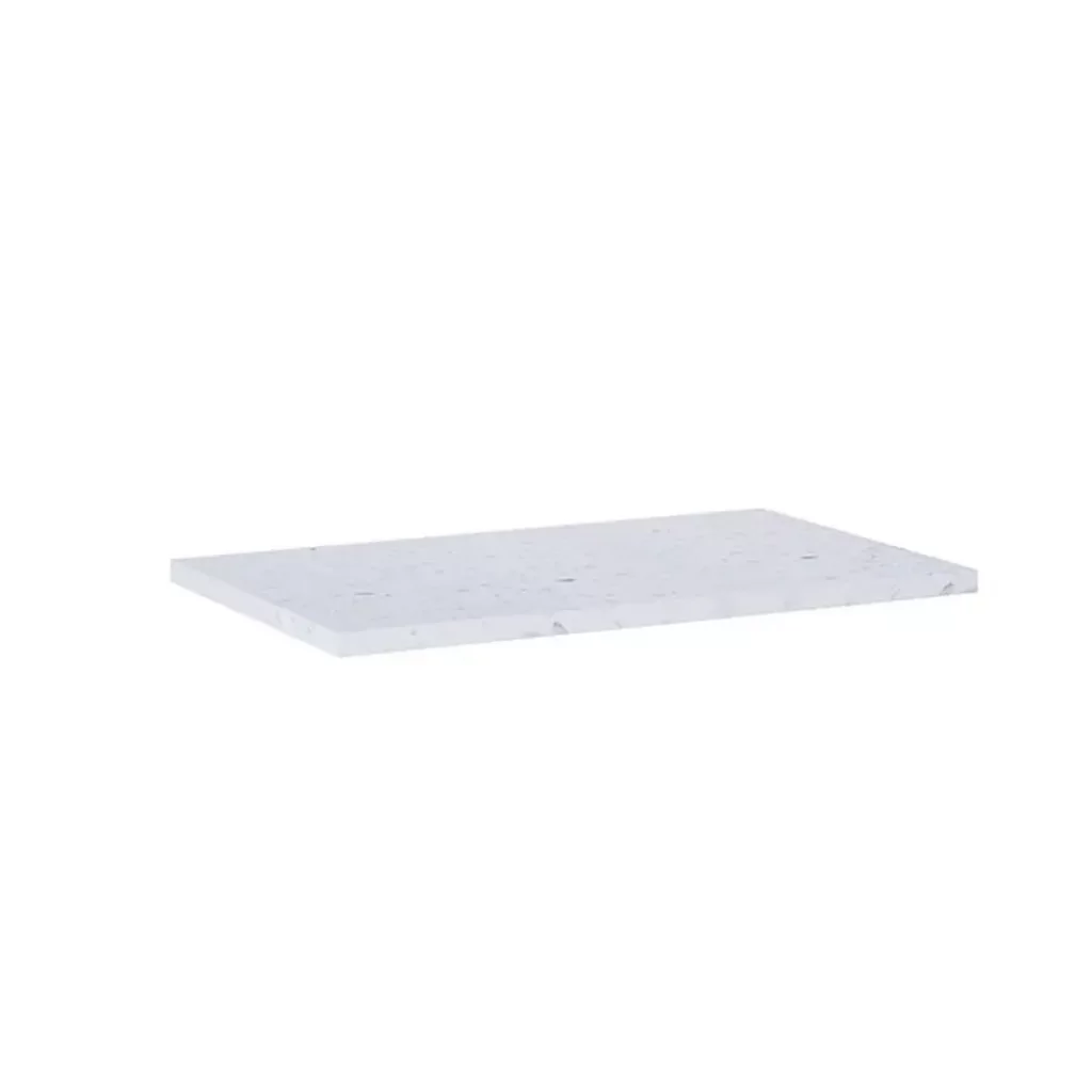 Deska pod umyvadlo 60 cm Lotosan TILA, mramor, bílá mat