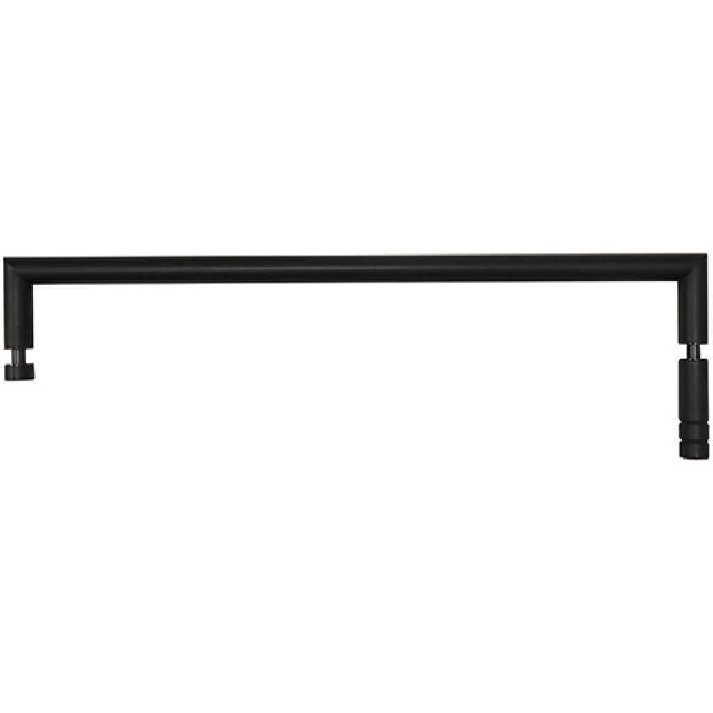 DARK: Držák ručníků na skleněné dveře, 450 mm