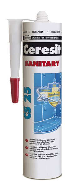 Ceresit CS 25 Sanitary Sanitární silikon, rosa, 280 ml