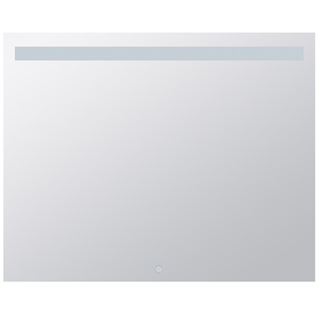Zrcadlo s LED horním osvětlením 1000 × 800 mm, dotykový senzor