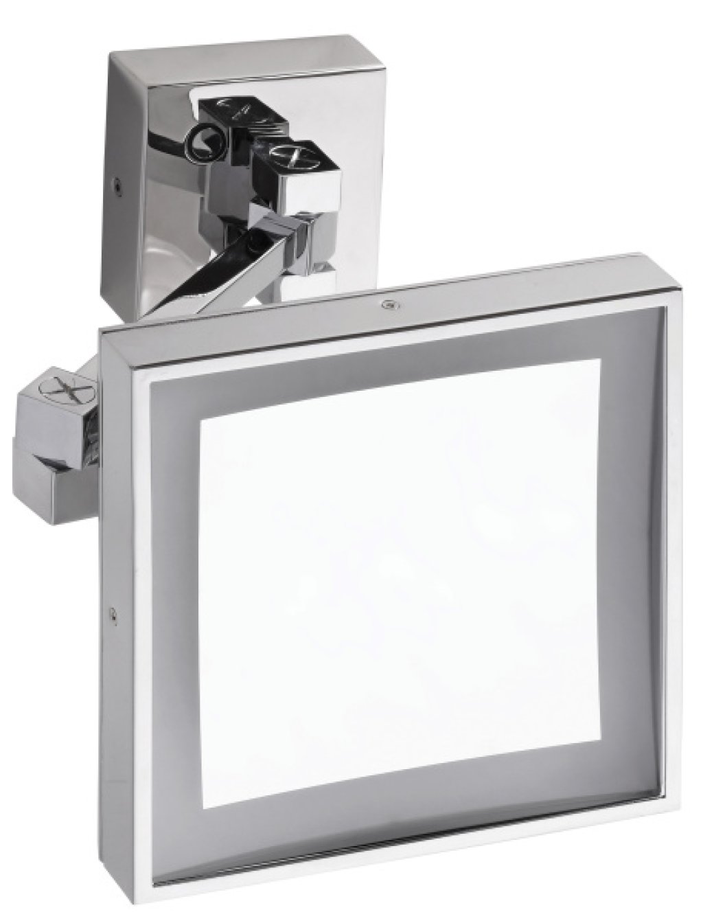 Kosmetické zrcátko s LED osvětlením 200 × 200 mm