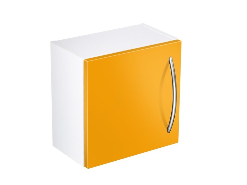 Nástěnná koupelnová skříňka 30x30x16 cm Gustavsberg LOGIC, oranžová lesk