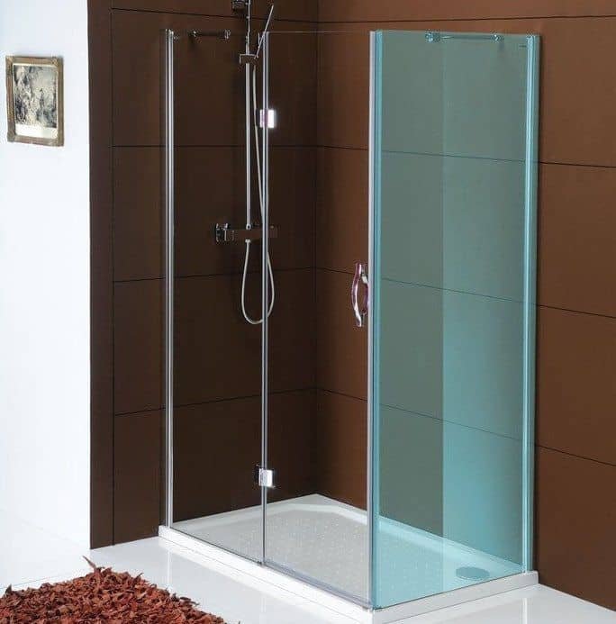 Sprchové dveře otočné 90 cm Gelco LEGRO 90 k boční stěně, sklo čiré, chrom