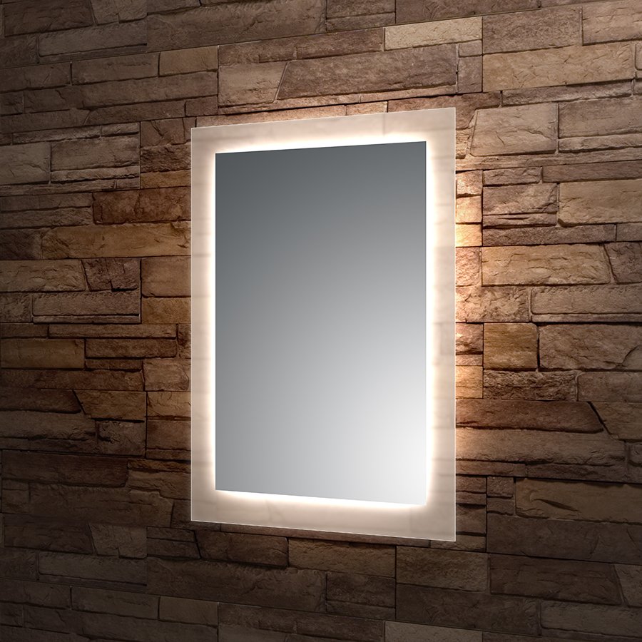 Zrcadlo 120x80 cm Santech Allianz GLOW MATTE LED osvětlení, bez vypínače