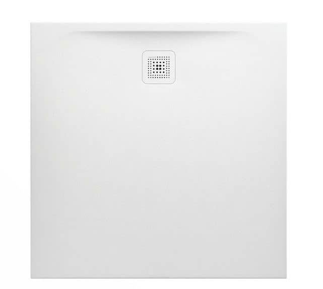 Sprchová vanička čtvercová 100x100 cm Laufen PRO, odtok na straně, Marbond, bílá