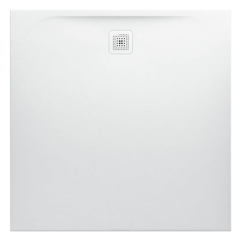 Sprchová vanička čtvercová 120x120 cm Laufen PRO, odtok na straně, Marbond, bílá