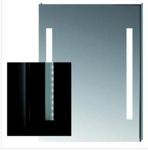 Zrcadlo 100 x 81 cm s integrovaným LED osvětlením Jika CLEAR, do sítě, bez vypínače