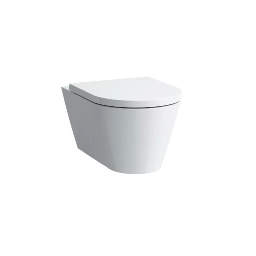 Závěsné WC Laufen PRO Compact Rimless Pack, sedátko Slim SoftClose, bílá