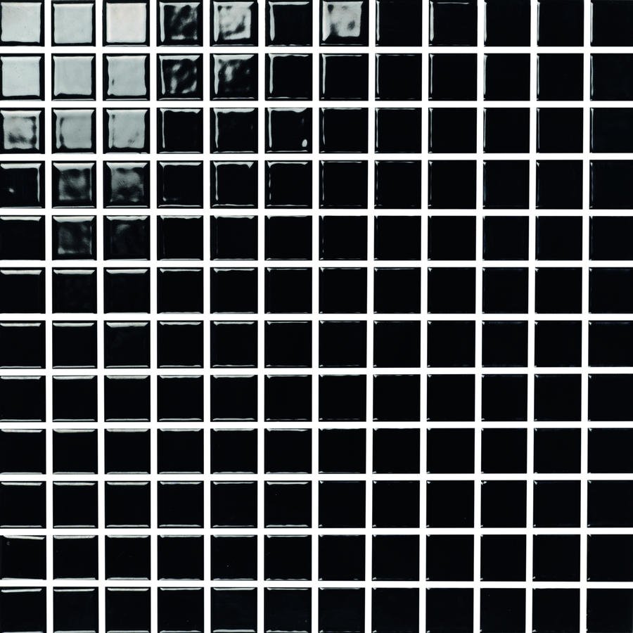 KERAWHITE black lesk 2,5x2,5