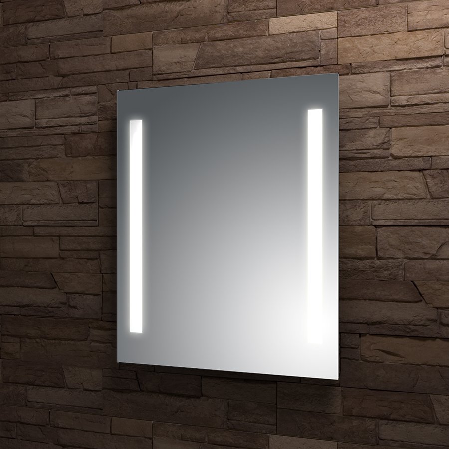 Zrcadlo 90x70 cm Santech Allianz LINEA LED osvětlení, bez vypínače, boční osvětlení