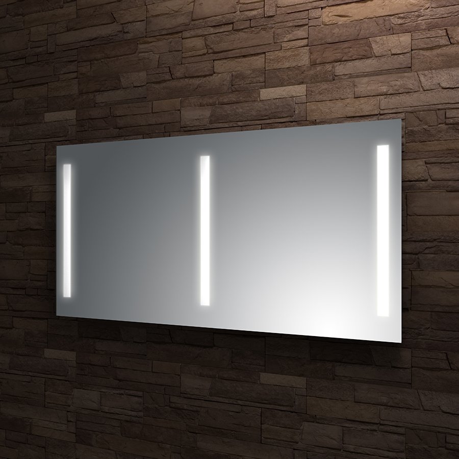 Zrcadlo 160x70 cm Santech Allianz LINEA LED osvětlení, bez vypínače, boční osvětlení