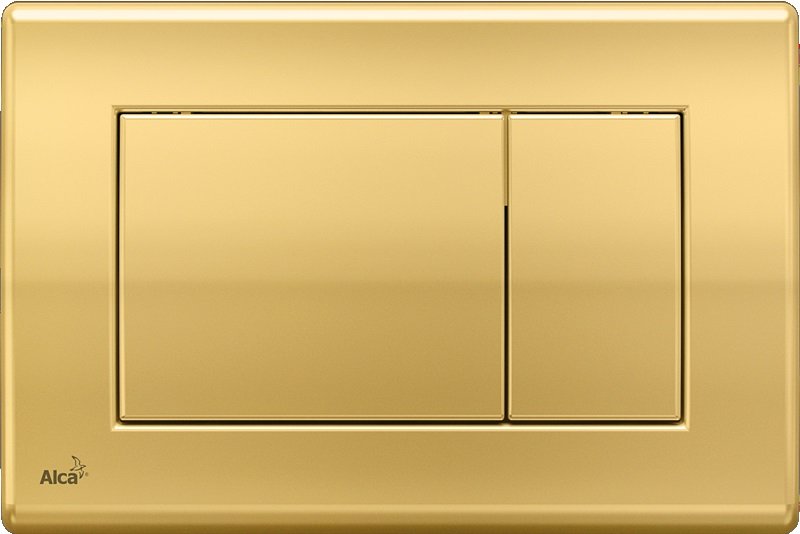 Ovládací tlačítko M275 Alca pro předstěnové instalační systémy, zlatá