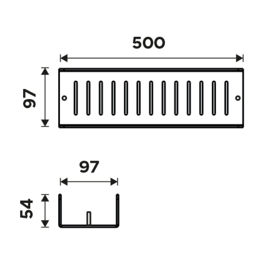 Police do koupelny, do sprchy