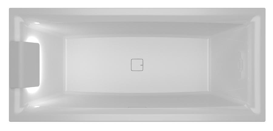 Vana klasická Riho STILL SQUARE LED R 180x80, bílá