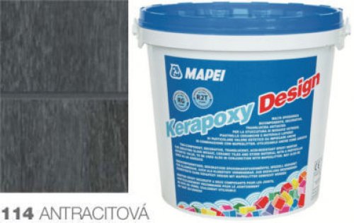 KERAPOXY DESIGN 114 Mapei spárovací tmel, antracit, 3 kg preview