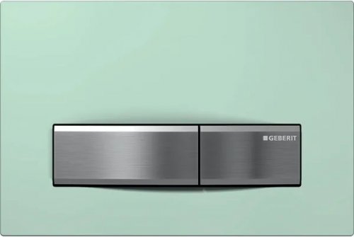 Ovládací tlačítko Sigma50 Geberit, sklo zelené satinované preview