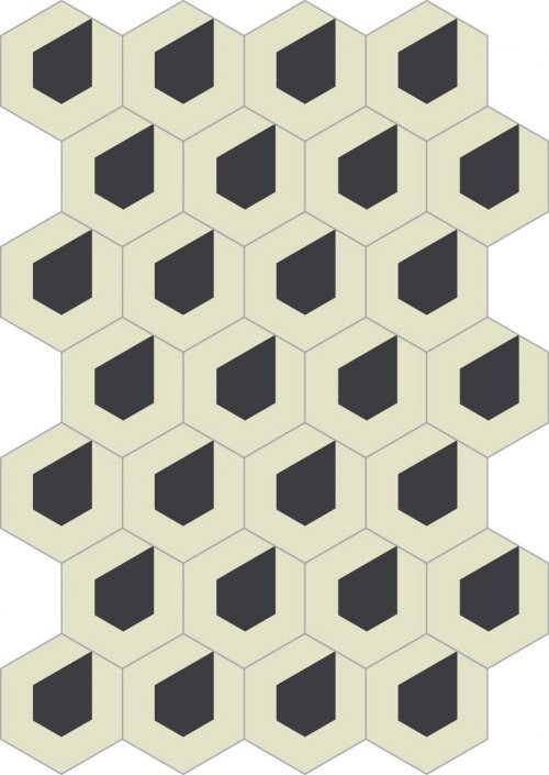 Betonová dlažba Bisazza 20x23, Rain 10 (hexagon) preview
