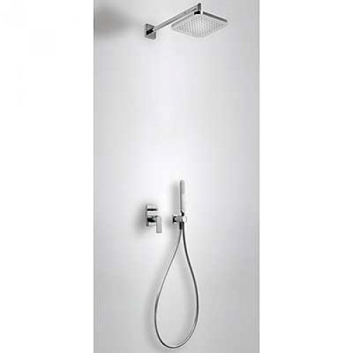 Kompletní sprch. podomítková sestava TRES LOFT ,hlavová sprcha 220x220mm + ruční sprcha,chrom preview