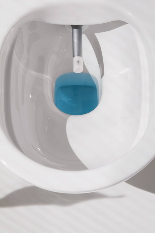 Závěsné WC se sprškou Laufen CLEANET RIVA Rimless, sedátko SoftClose, dálkové ovládání, bílá LCC preview