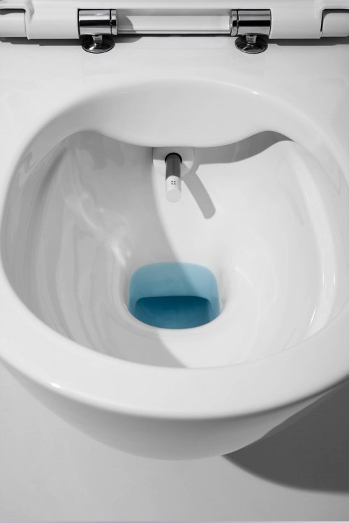 Závěsné WC se sprškou Laufen CLEANET NAVIA Rimless, sedátko SoftClose, bílá LCC preview