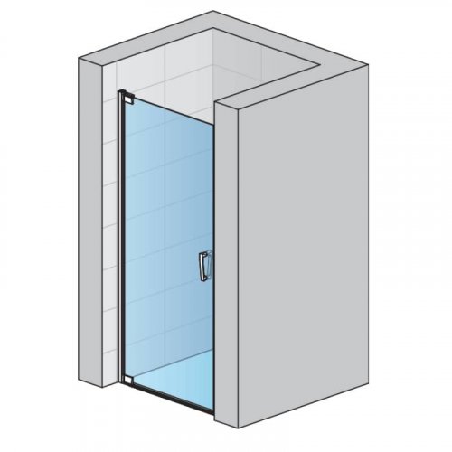 Sprchové dveře 90x200 cm SanSwiss CADURA, levé, pro rohový vstup, bezpečnostní sklo čiré, aluchrom preview
