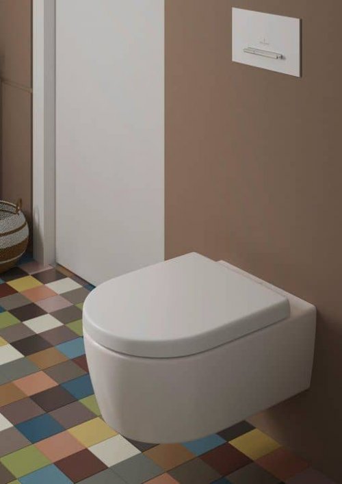 Koupelnový set závěsné WC a umyvadlo 60x47 cm Villeroy&Boch AVENTO, bílá Alpin preview
