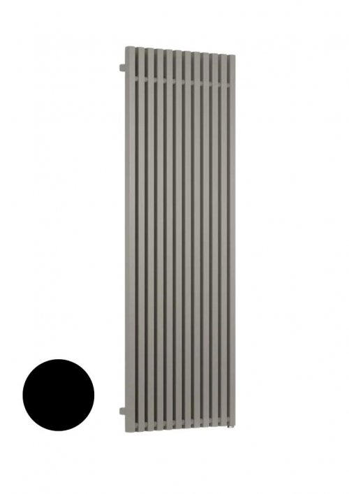 Radiátor 130x38 cm Terma TRIGA E DRY, kroucený kabel se zástrčkou, černá matná - 2. jakost preview