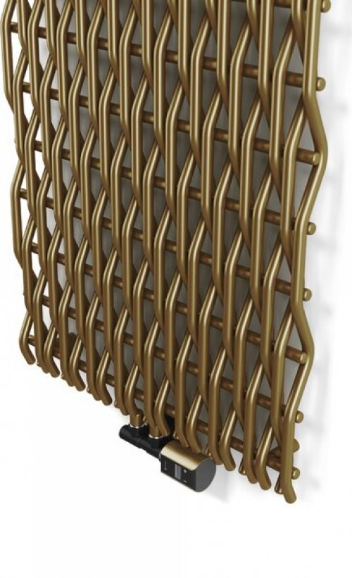 Radiátor 130x36,8 cm Terma WILLOW V, připojení ZX, Bright Cooper