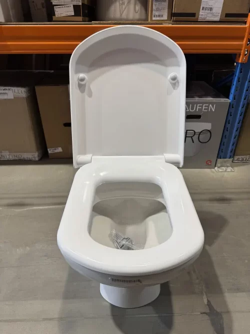 WC stojící 37x56 cm se sedátkem V&B SENTIQUE, SoftClose, QuickRelease, hluboké splachování, bílá - 2. jakost preview