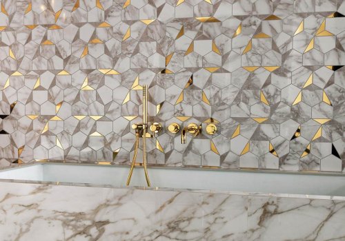 Atlas Concorde MARVEL EDGE Gold Hex Gris-Calacatta preview