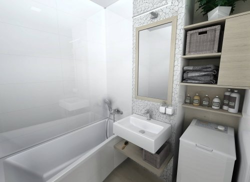 Obklad Kerawhite 30x90, bílá, lesk, rett. preview