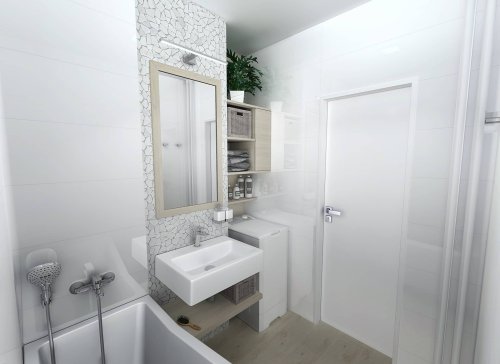 Obklad Kerawhite 30x90, bílá, lesk, rett. preview
