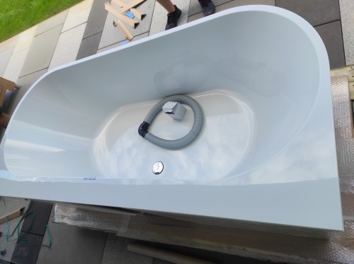 Vana ke stěně Villeroy & Boch OBERON 2.0, Quaryl, bílá, 180x80 cm preview