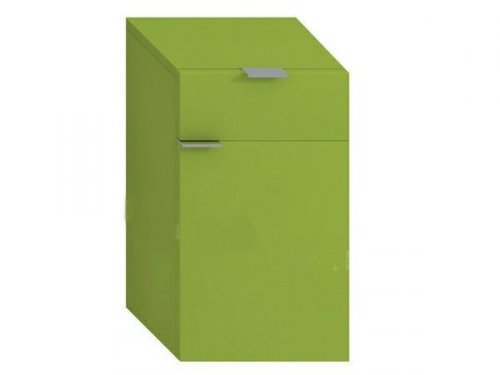 Střední skříňka 30 x 51 cm Jika TIGO pravé dveře, jedna zásuvka, jedna skleněná police, zelená preview