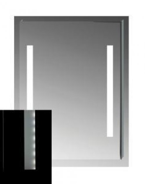 Zrcadlo 45 x 81 cm s integrovaným LED osvětlením Jika CLEAR, do sítě, bez vypínače preview