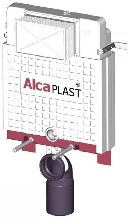 Předstěnový instalační wc systém A100 ALCAMODUL AlcaPlast pro zazdívání, 850 mm preview