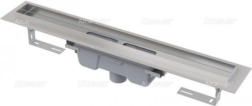 Podlahový žlab Alca PROFESSIONAL APZ1006-850 s okrajem, pro plný rošt, svislý odtok preview