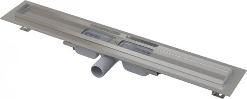 APZ101-650 Podlahový nerezový žlab snížený Alca s okrajem preview