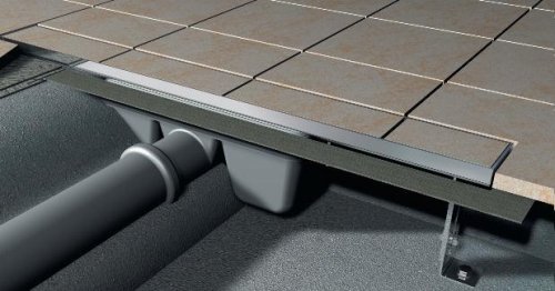 APZ3-FLOOR-750 podlahový nerezový žlab AlcaPlast 800 mm pro vložení dlažby preview