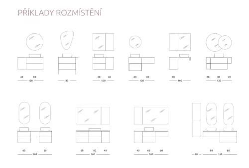 Skříňka pod umyvadlo/desku 60 cm Lotosan SCARLET, smaragd mat preview