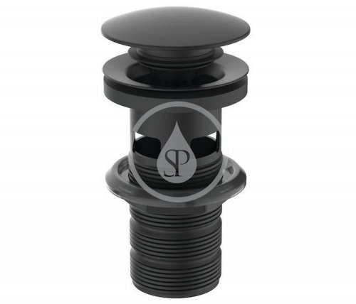 Odtokový ventil pro umyvadla Click-Clack Ideal Standard Multisuite, pro umyvadla s přepadem, černá preview