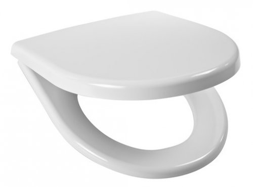 Sedátko s poklopem Jika LYRA PLUS, TIGO s nerez úchyty pro závěsné WC, duroplast, bílá preview