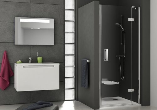 Sprchové dveře pravé SMSD2-100 A-R Transparent Ravak SMARTLine, typ A, chrom preview